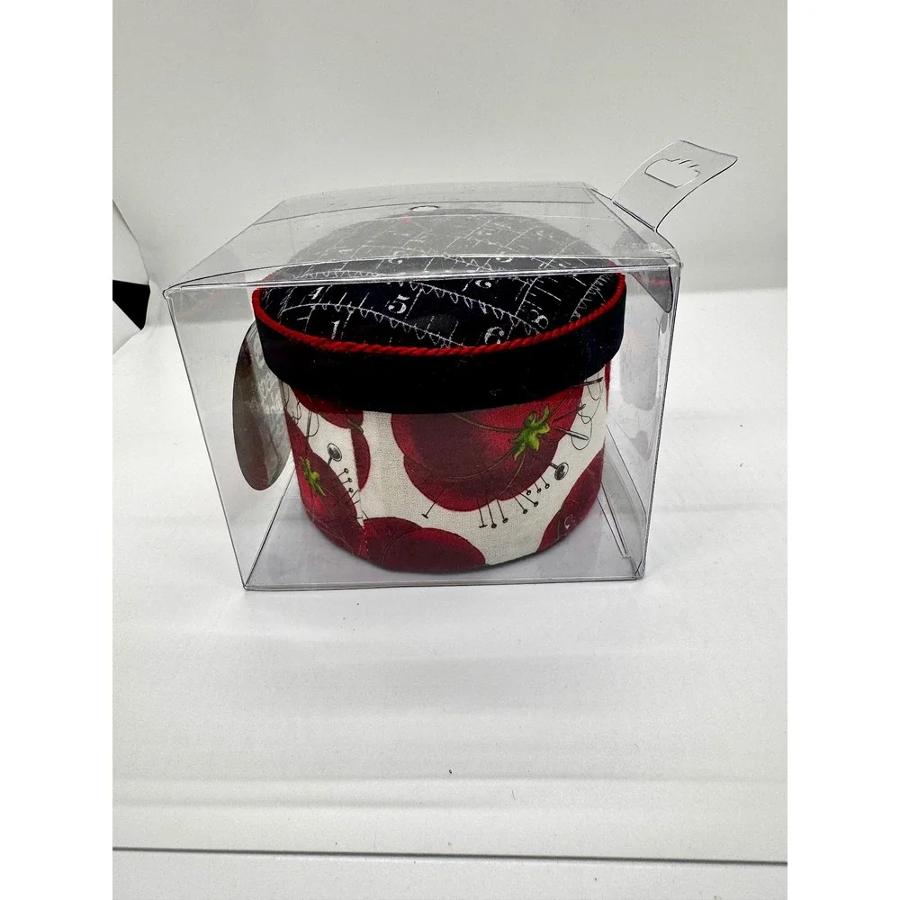 Dritz Collectible Pin Cushion Tomato Tape Measure Novelty Sewing Decor 62157